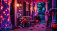 quick porch halloween makeover