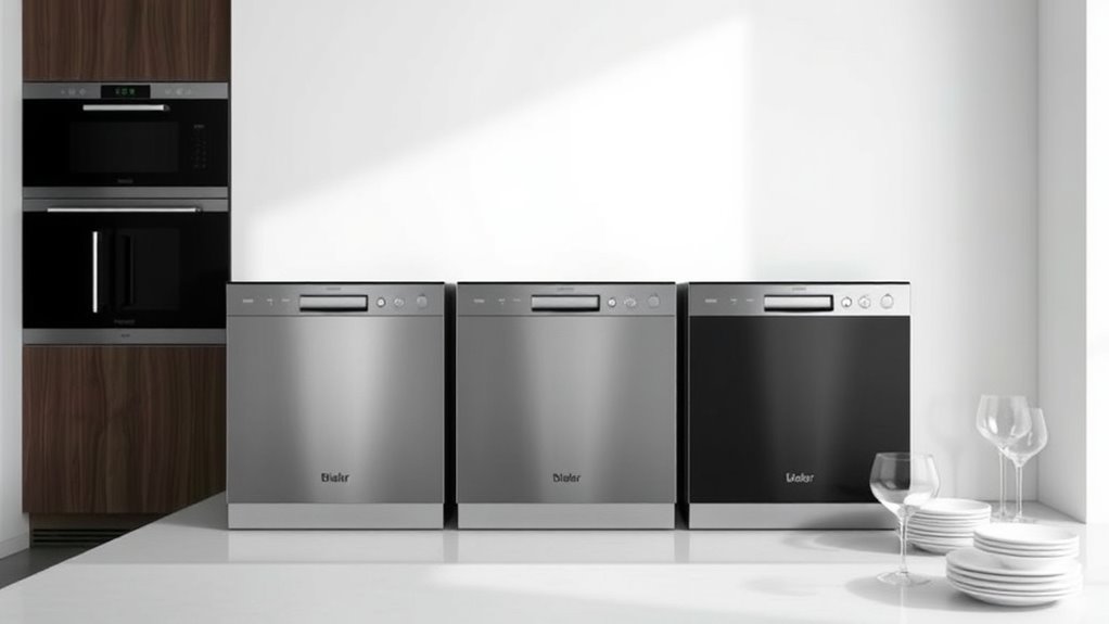 quiet dishwasher options listed