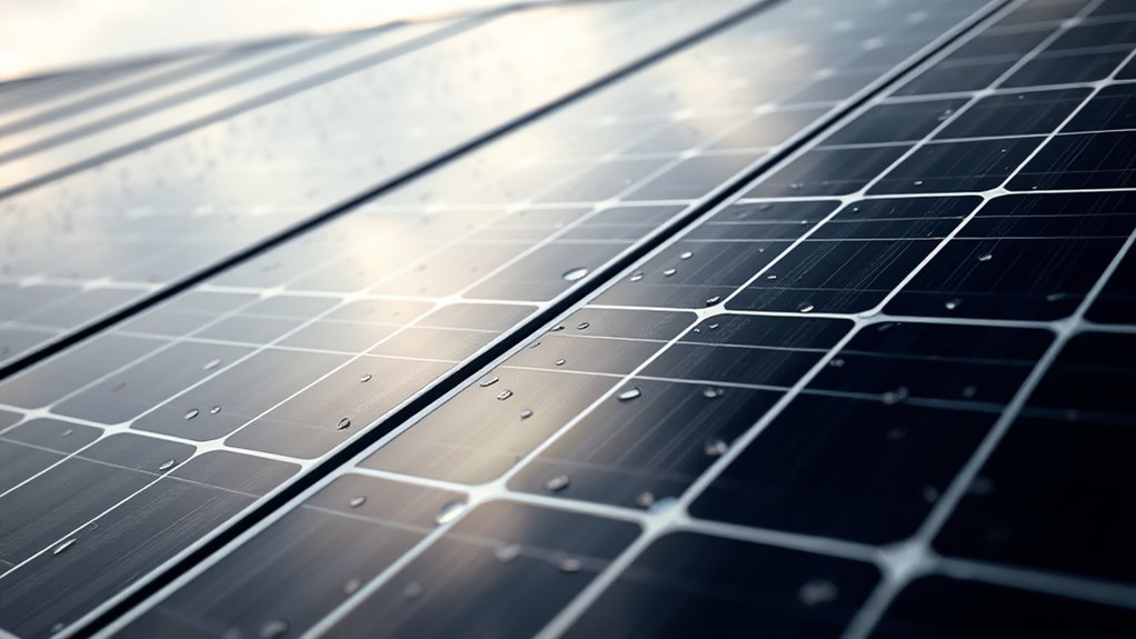 rain cleans and sustains efficiency