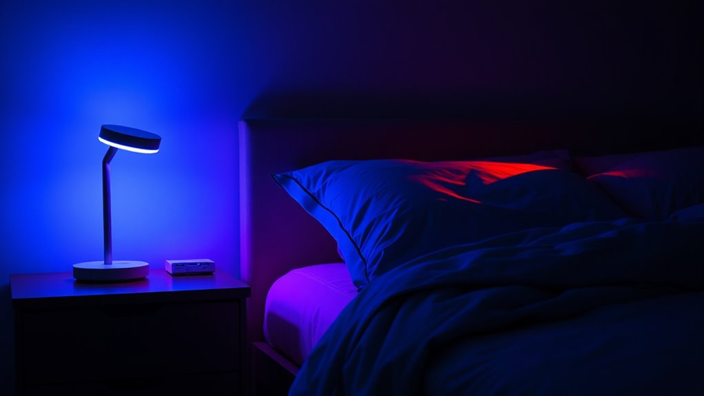 red light enhances sleep quality