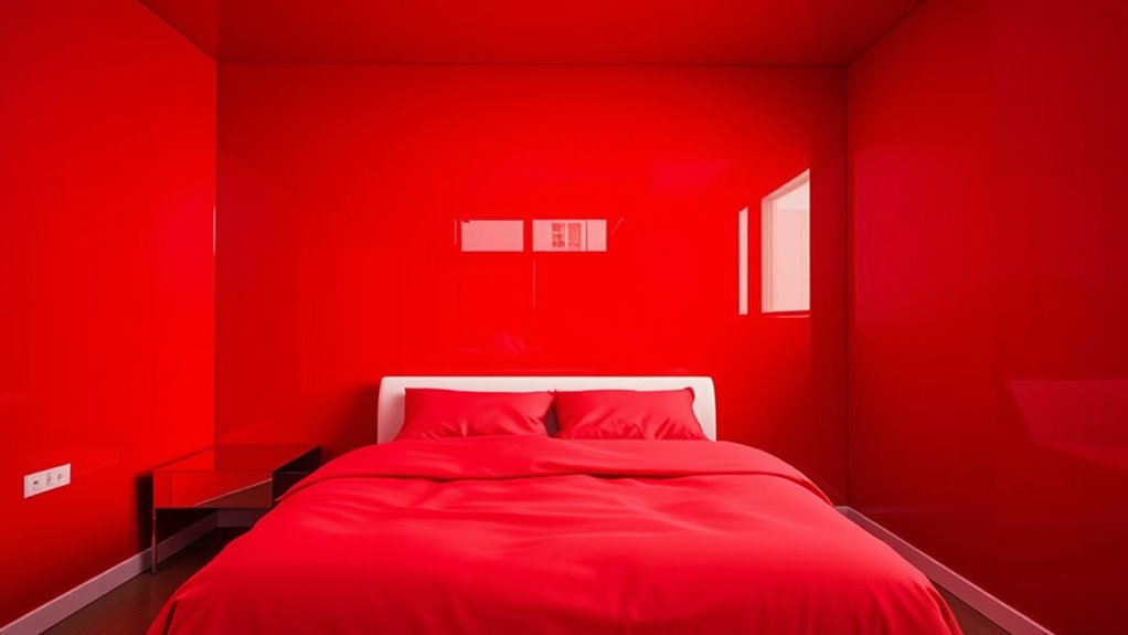 red walls hinder relaxation