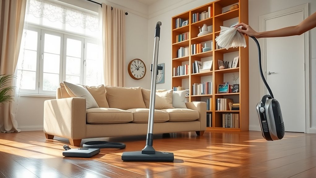 regular dust and allergen control