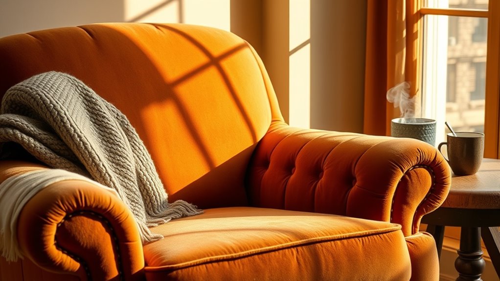 relaxation in comfy chairs