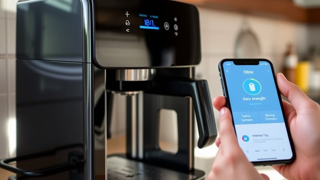 remote brewing control and customization