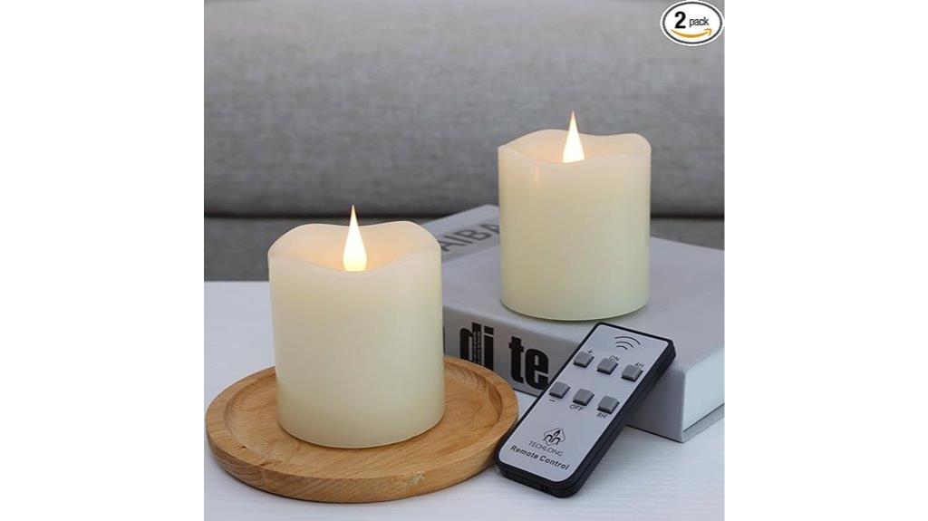 remote control candle set