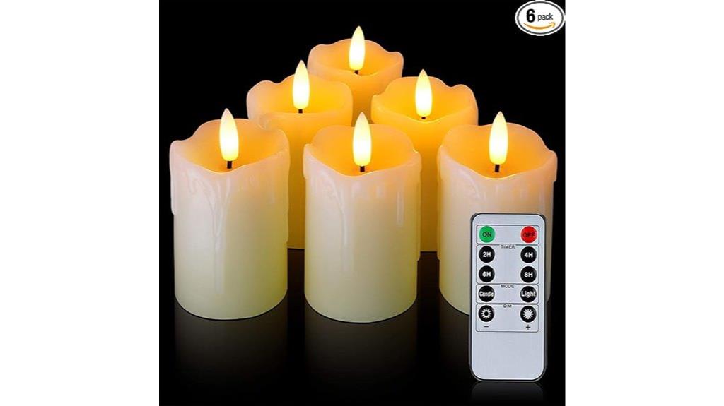 remote controlled flameless candles