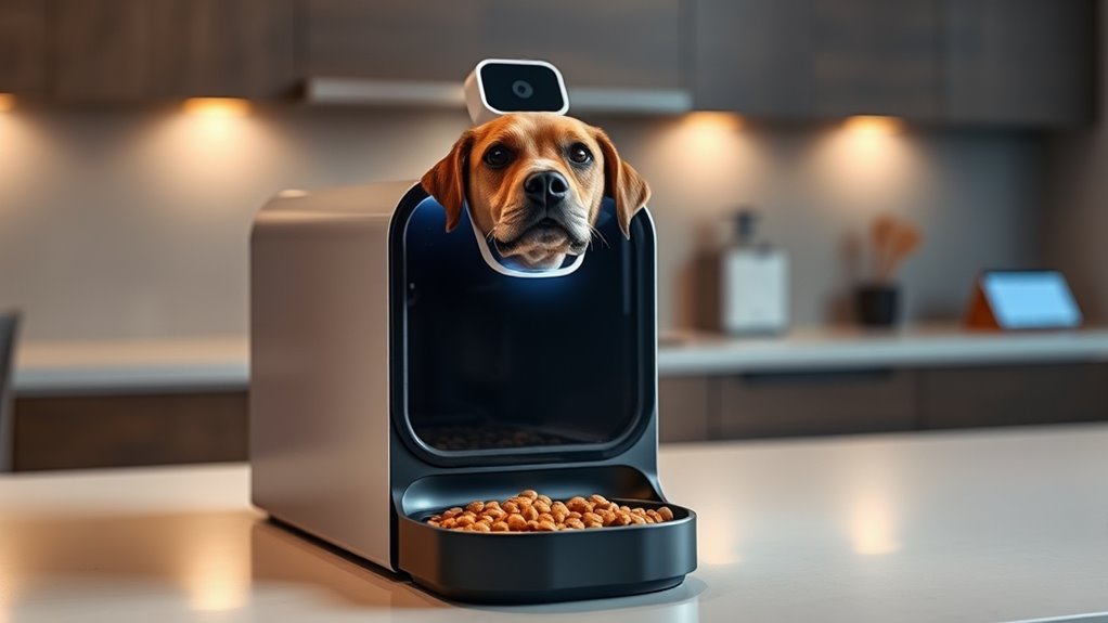 remote pet feeding monitoring