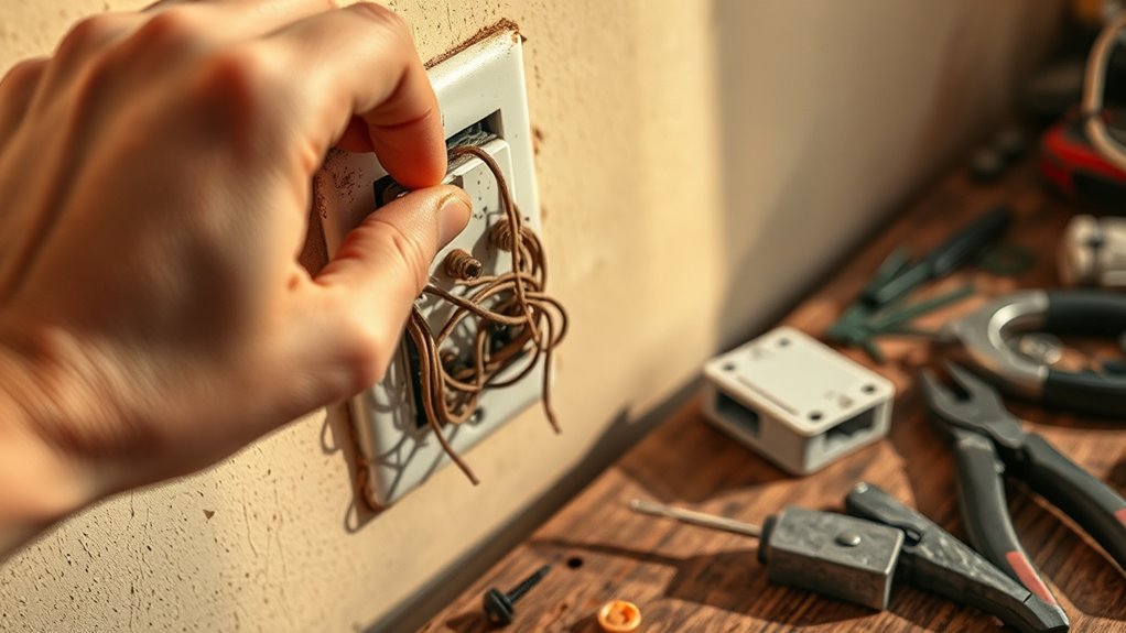 replace faulty light switch