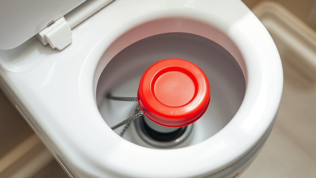 replace toilet flapper easily