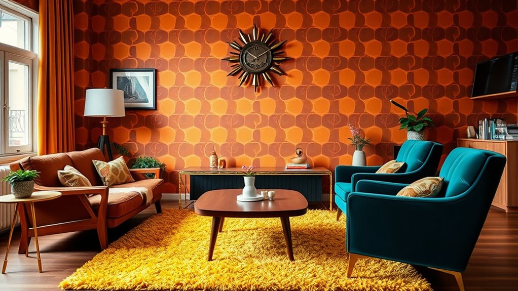 retro 1970s interior revival