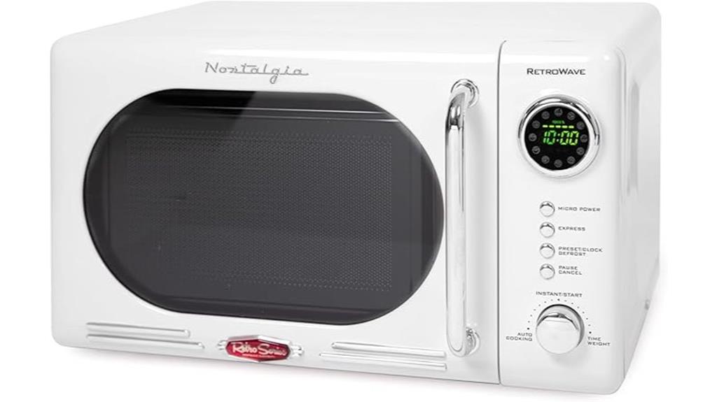 retro compact microwave