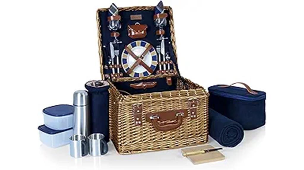 romantic canterbury wicker picnic