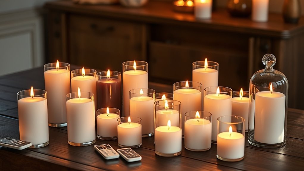 safe remote controlled flameless candles