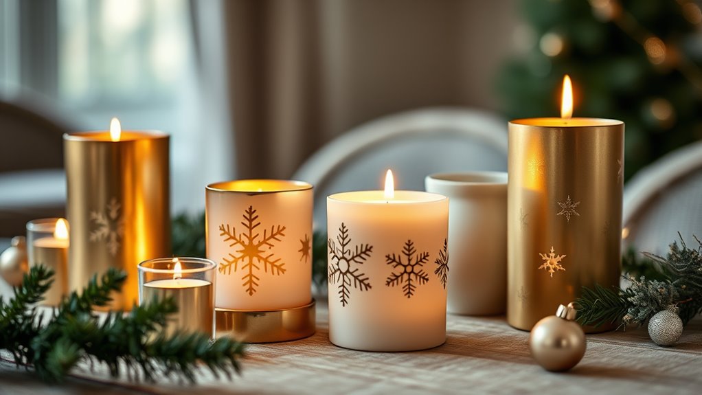 safe stylish candle display