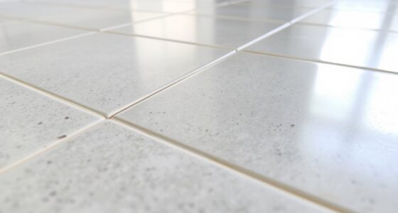 seal grout to prevent damage