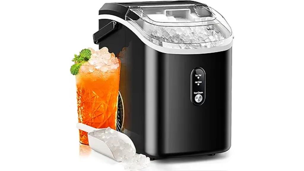 self cleaning nugget ice maker
