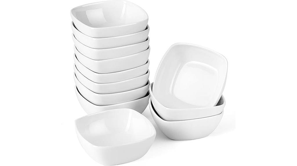 set of 12 porcelain bowls