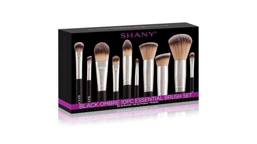 shany black ombre brush set