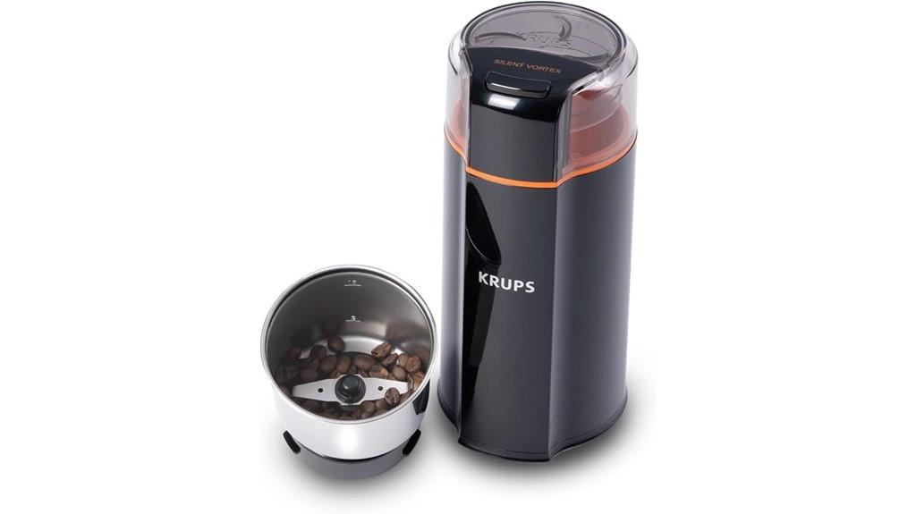 silent black coffee grinder