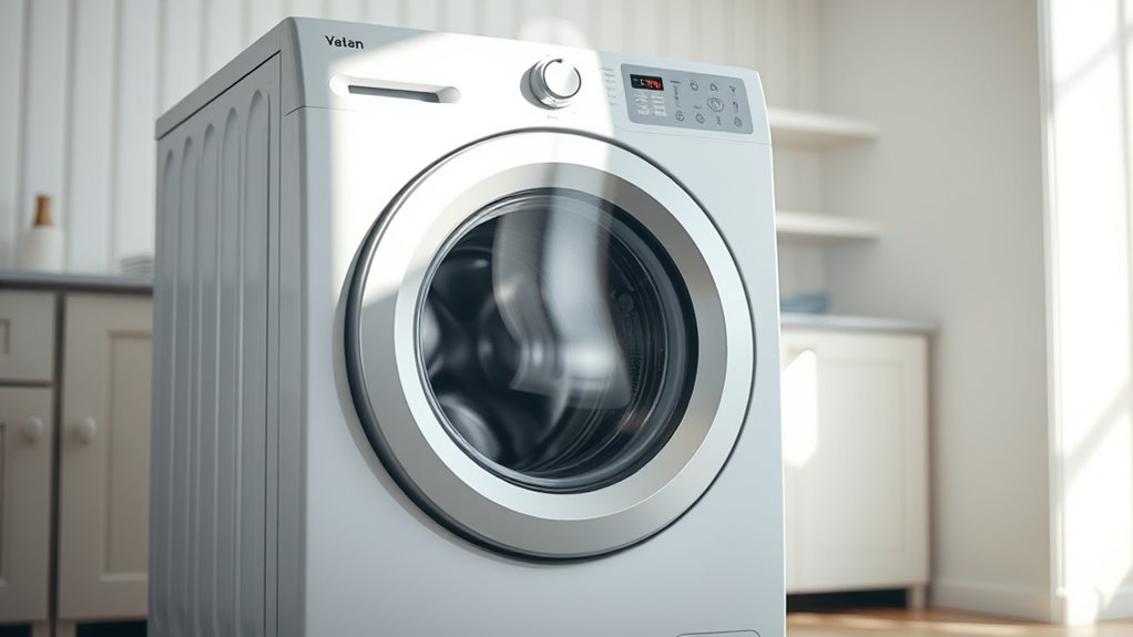 silent washing machine physics