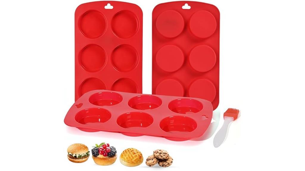 silicone muffin top pans
