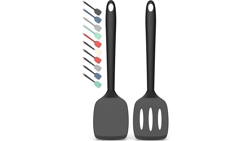 silicone spatula set
