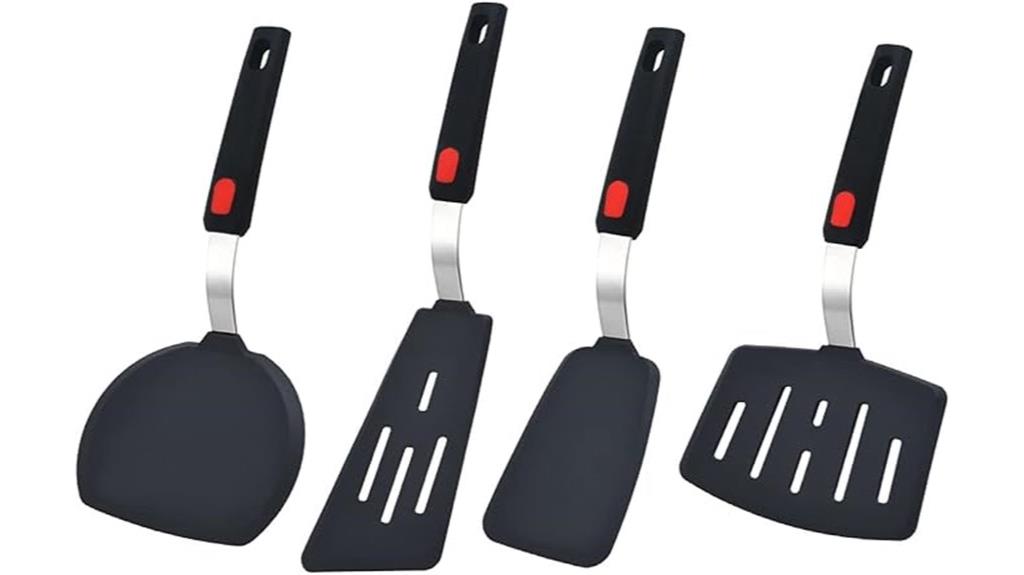 silicone turner 4 pack