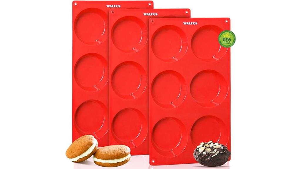 silicone whoopie pie pans