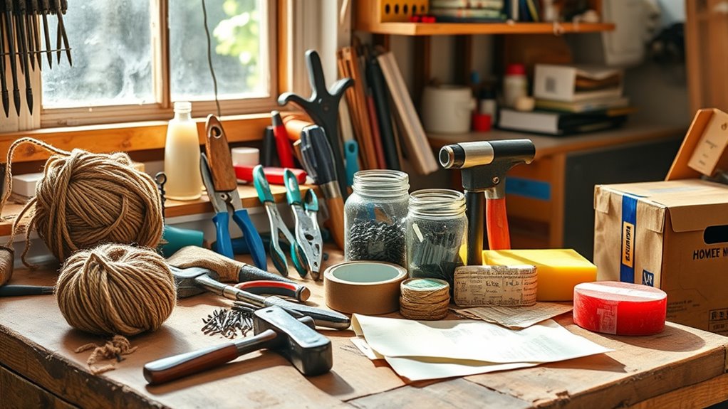 simple home repairs using household items
