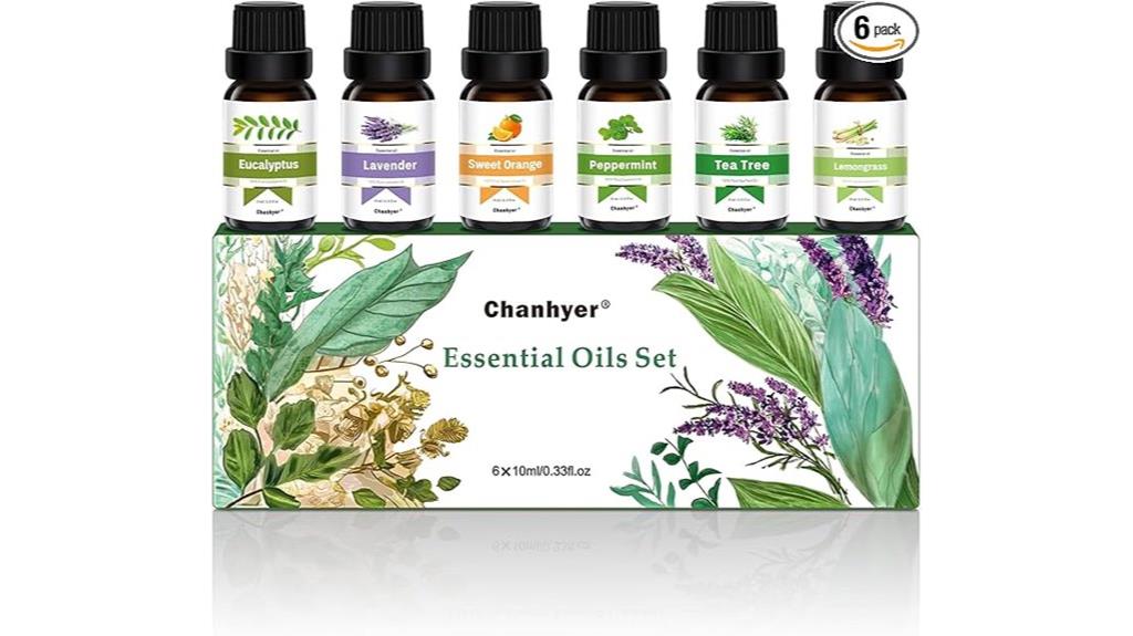 six pack aromatherapy oils