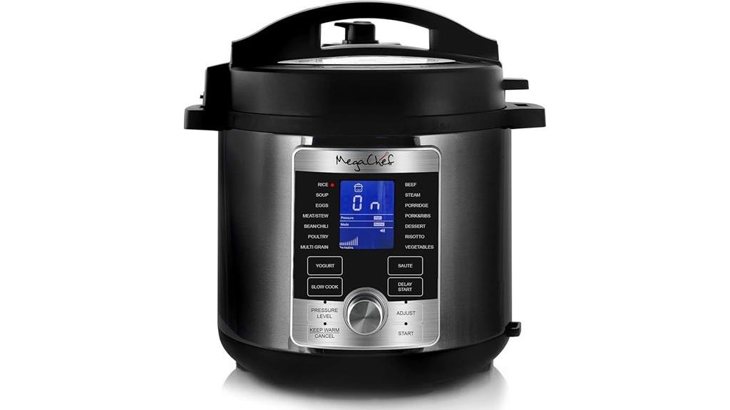 six quart stainless cooker