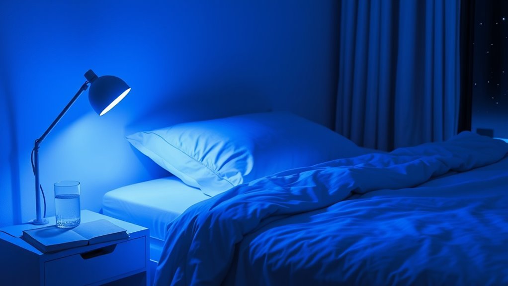 sleep light melatonin bedroom