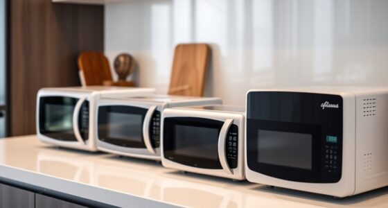 small powerful countertop microwaves