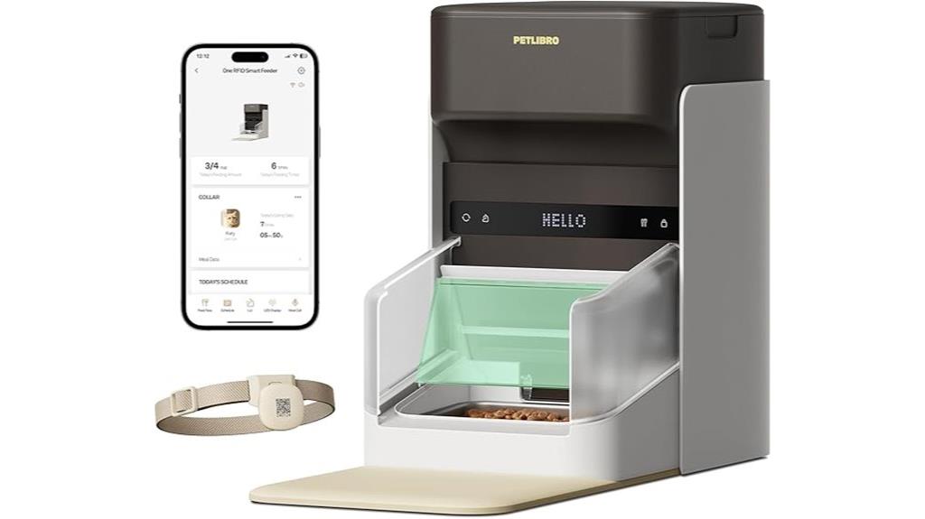 smart app controlled cat feeder