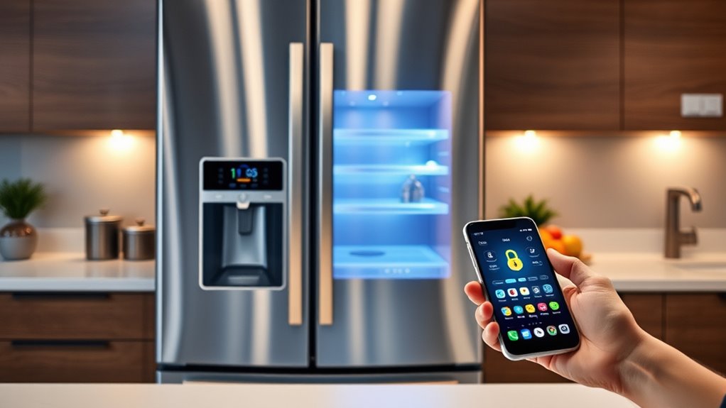 smart home connected refrigerator