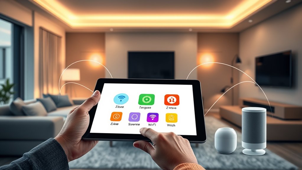 smart home protocols selection