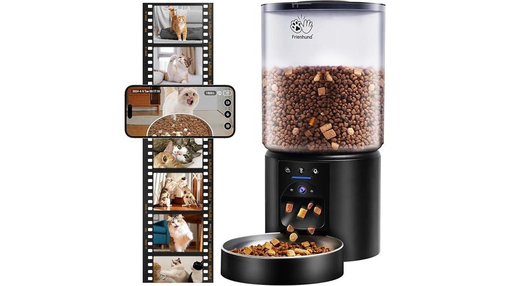 smart pet feeder camera
