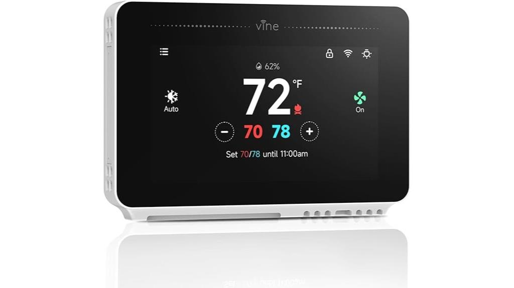 smart touch voice thermostat