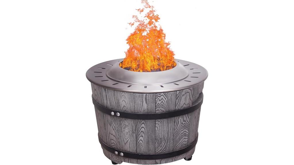 smokeless fire pit cover