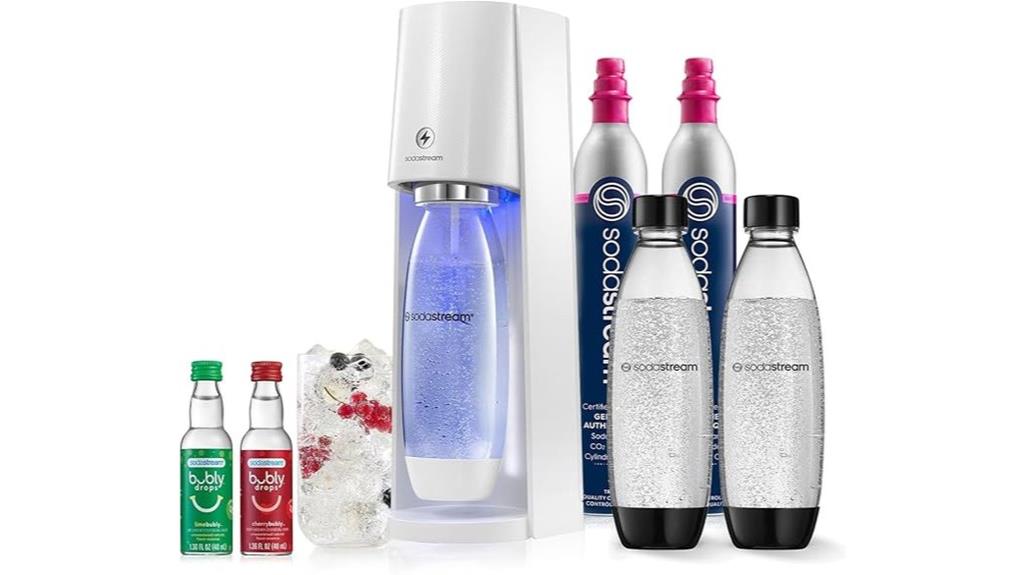 sodastream white sparkling bundle