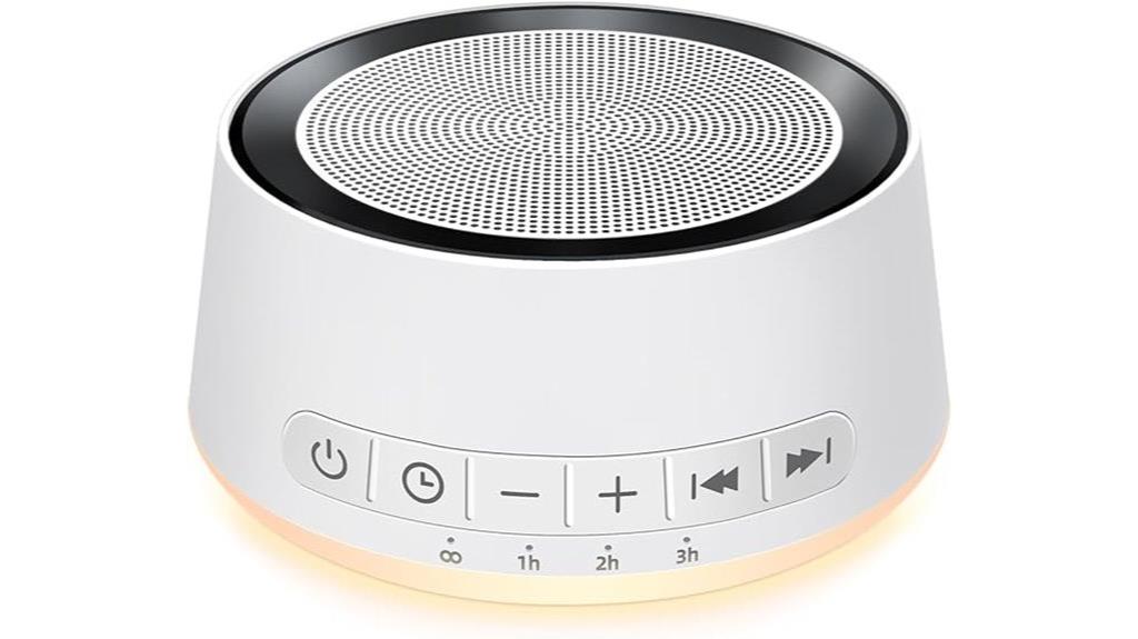 soothing sounds and light