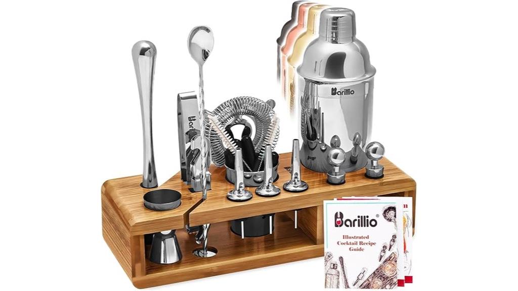 stainless steel cocktail set