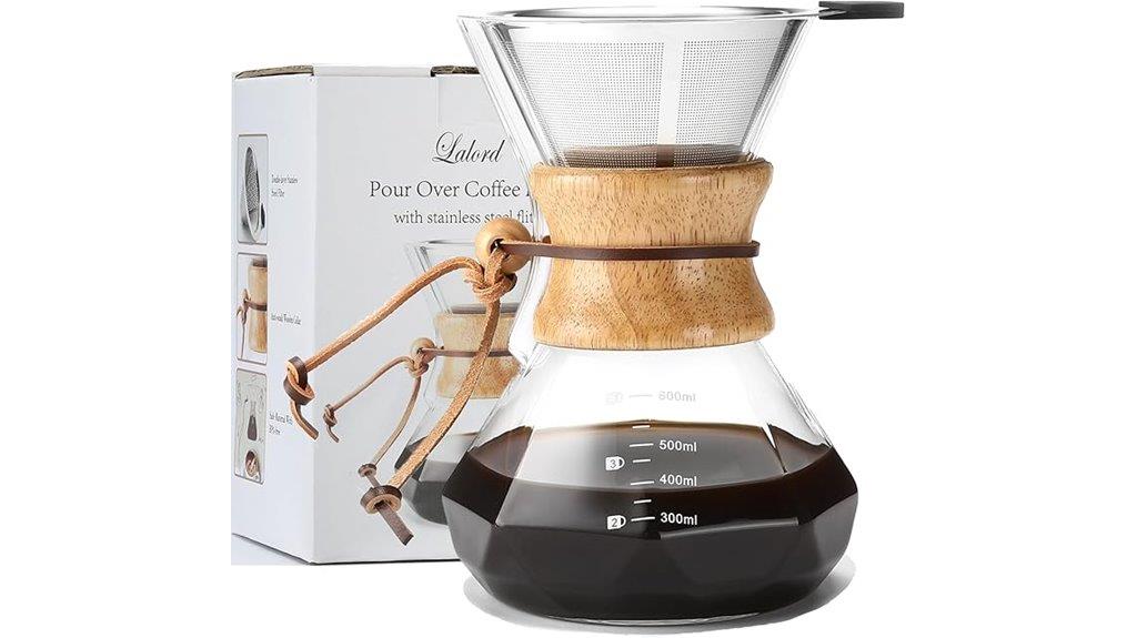stainless steel filter coffee maker