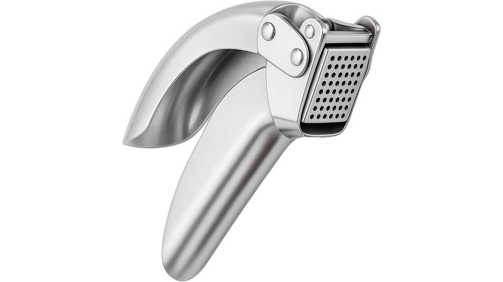 stainless steel garlic mincer