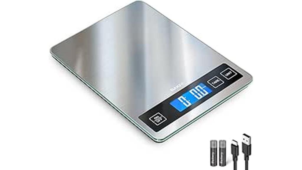 stainless steel kitchen scale