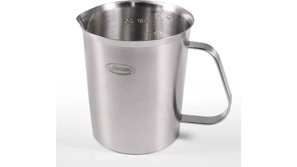 stainless steel measuring cup