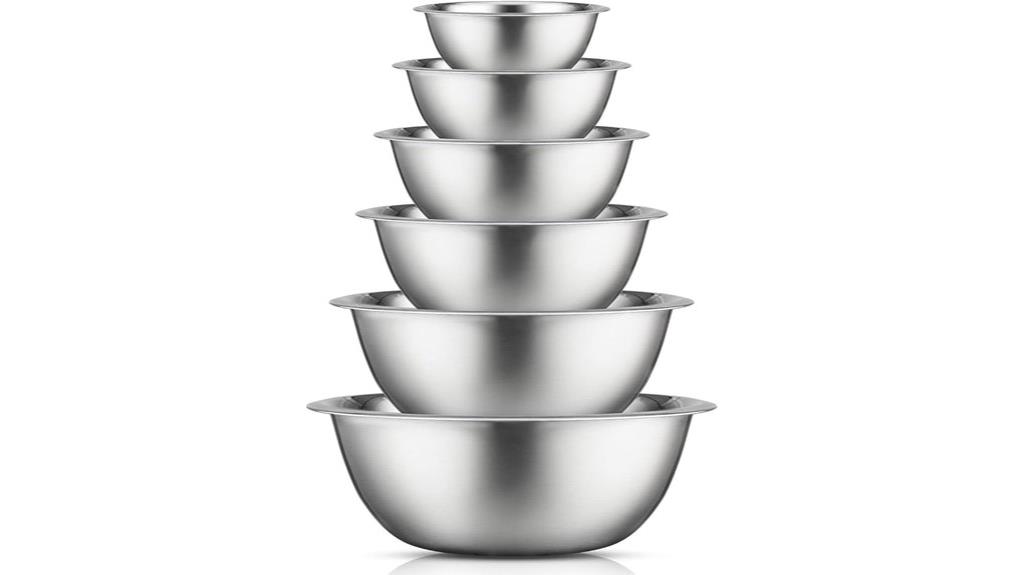 stainless steel mixing bowls
