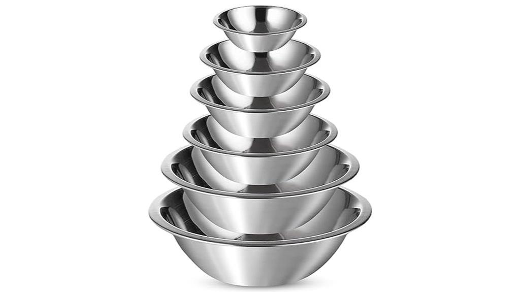 stainless steel mixing bowls