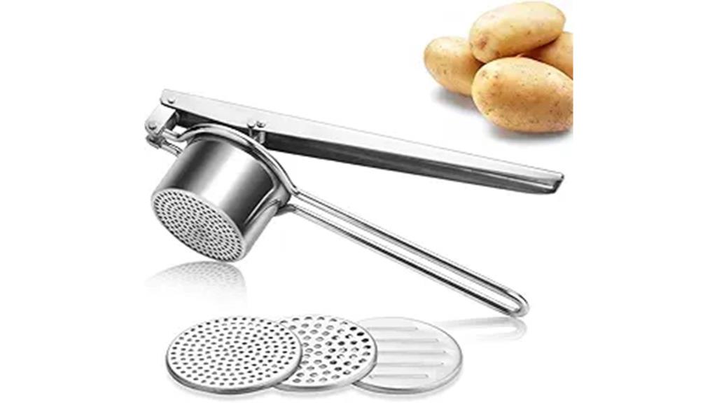 stainless steel potato masher