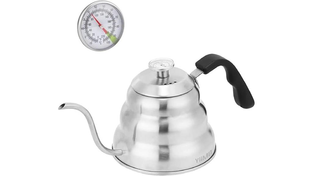 stainless steel pour over kettle